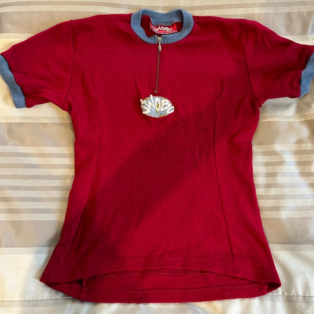 SWOBO women's cycling jersey size XS wool vintage classic